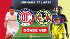 Rivalidad Toluca vs América Jornada 17 Apertura 2025