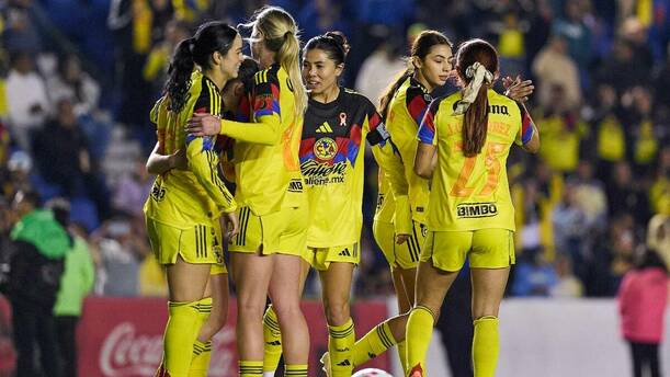 América Femenil goleó a Rayadas en el Estadio Ciudad de los Deportes / Mexsport