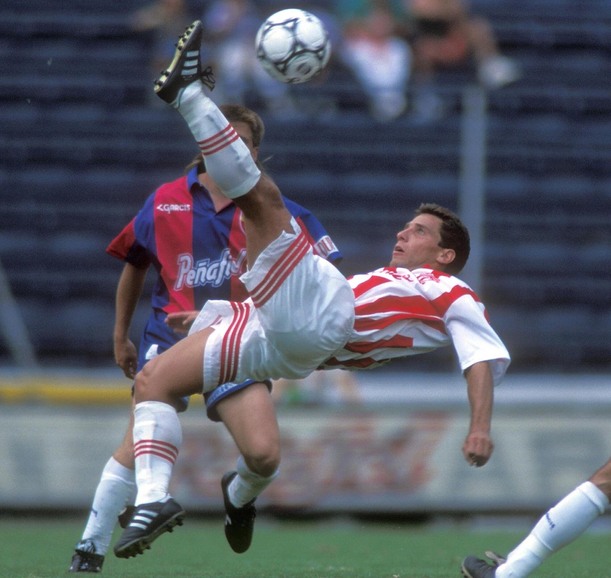 García Aspe era figura del Necaxa. (Foto: Mexsport)