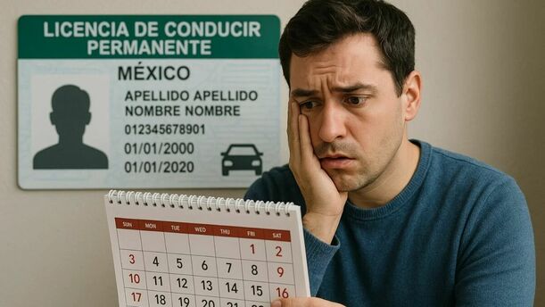 ¿Hasta cuándo tengo para tramitar mi licencia de conducir permanente?