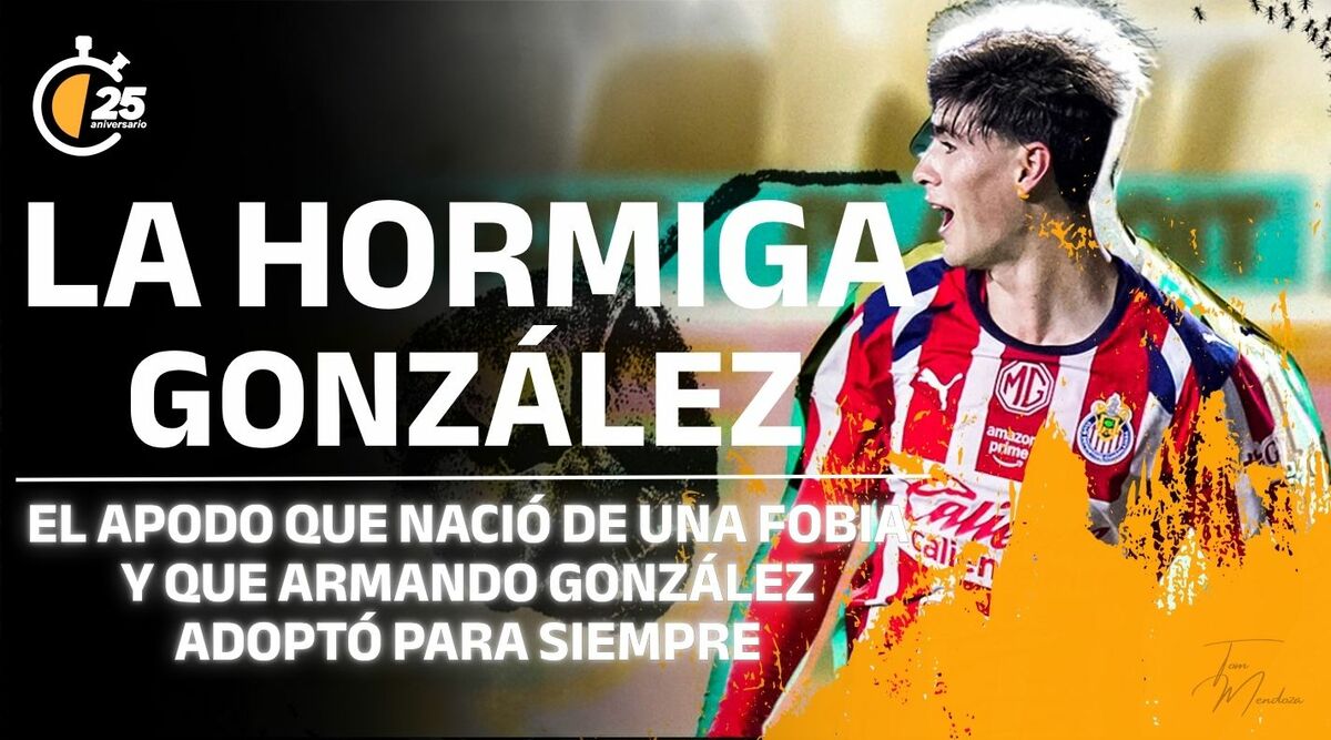 La Hormiga, apodo que nació de una fobia y que Armando González adoptó para siempre