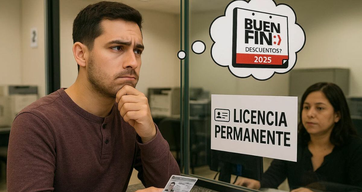 ¿La licencia de conducir permanente tendrá descuento en el Buen Fin?