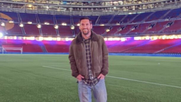 Messi visitó la que era su casa con el Barcelona. (Foto: Instagram @LeoMessi)