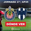 Rivalidad Chivas vs Monterrey Jornada 17 Apertura 2025