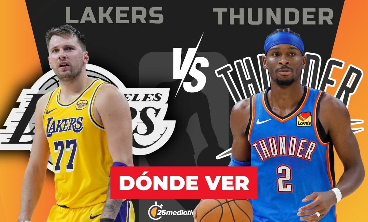 ¿A qué hora juega Lakers vs. Thunder? Horario y canal EN VIVO