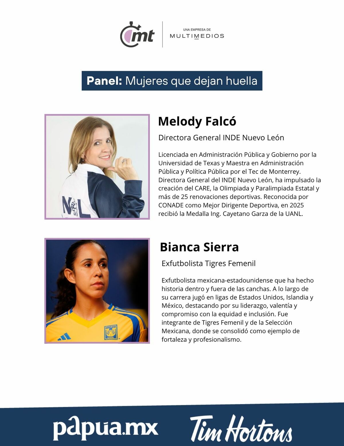 Panel: Mujeres que dejan huella