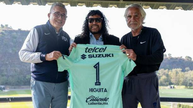 Rene Higuita visitó la Cantera de Pumas / X: Pumas