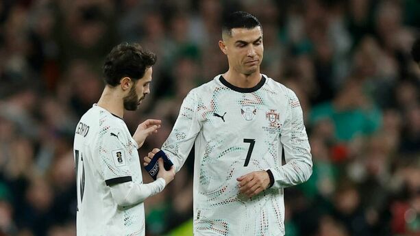 Cristiano Ronaldo fue expulsado al minuto 61' (Reuters)