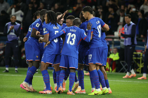 La celebración de la Selección de Francia. (Foto: EFE)