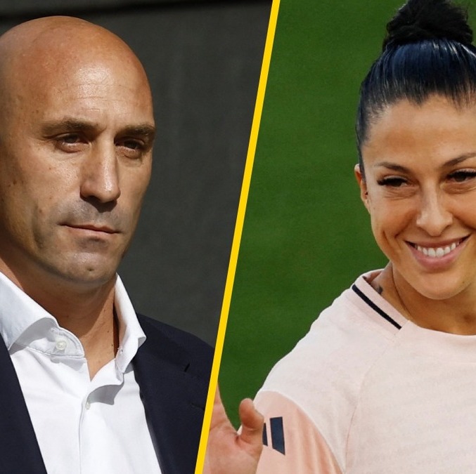 Luis Rubiales volvió a hablar de la agresión contra Jenni Hermoso (Reuters)