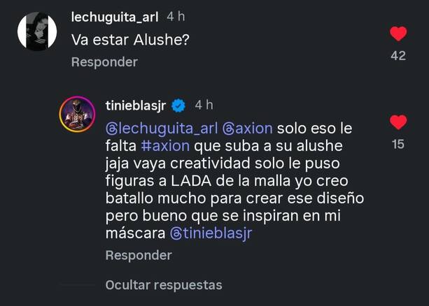Tinieblas se mostró molesto por máscara de Axiom