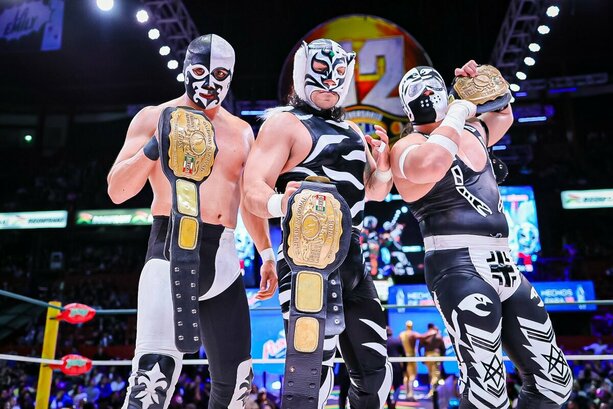 El Cobarde, Felino Jr. y el Hijo de Stuka Jr. triunfaron en la Arena México