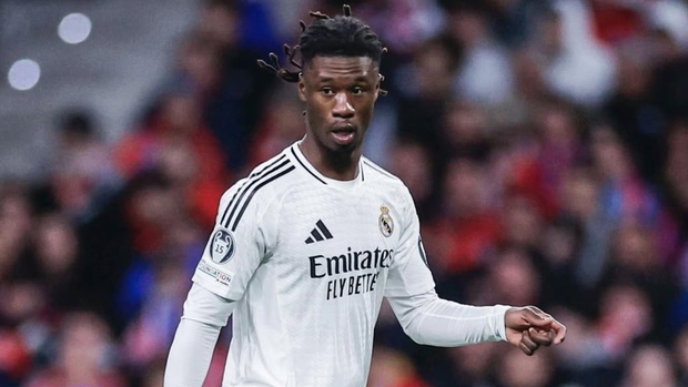 Eduardo Camavinga sufrió rotura completa del tendón del adductor izquierdo (Instagram @camavinga)