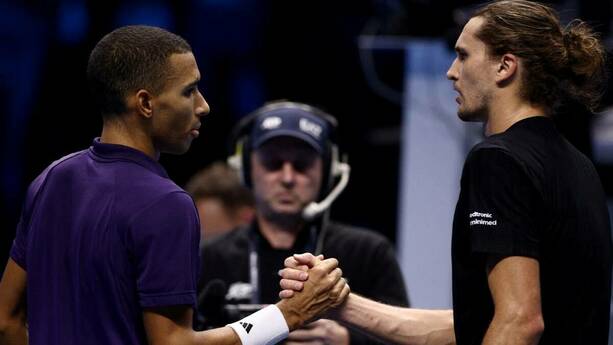 Félix Auger-Aliassime derrotó a Zverev (Reuters)