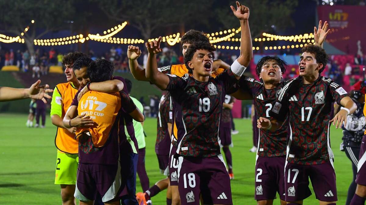 Festejo de México tras eliminar a Argentina en el Mundial Sub-17 (Mexsport)