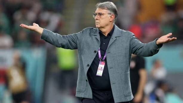 Tata Martino, durante un partido del Tri (Reuters)