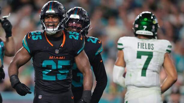Los Dolphins consiguieron un triunfo importante ante Jets (Reuters)