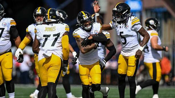 Pittsburgh celebra en el campo de Foxboro (Reuters)