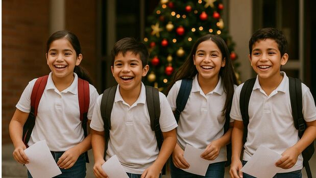 Fin de año con descanso largo: SEP confirma vacaciones de tres semanas en diciembre | Foto: IA