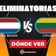 Países Bajos vs. Lituania: horario y canal de partido EN VIVO Eliminatorias Mundial 2026. (Especial).