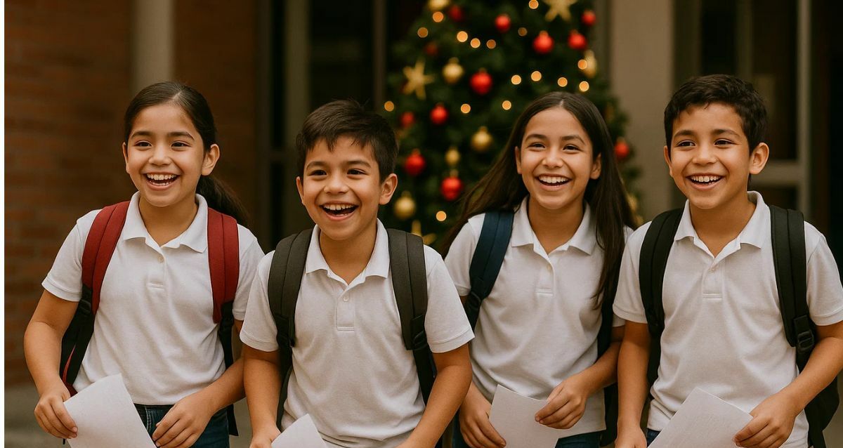 Fin de año con descanso largo: SEP confirma vacaciones de tres semanas en diciembre | Foto: IA