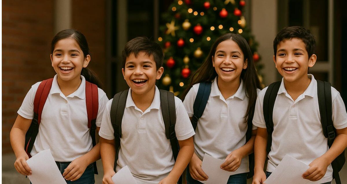 Fin de año con descanso largo: SEP confirma vacaciones de tres semanas en diciembre | Foto: IA