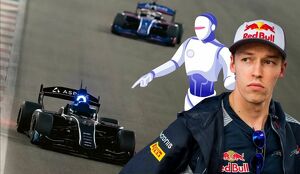La IA supera al talento humano: Kvyat cae ante auto autónomo en Abu Dhabi