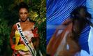 Aparatosa caída de Miss Jamaica en preliminar de Miss Universo 2025: VIDEO. (@MissUniverse).