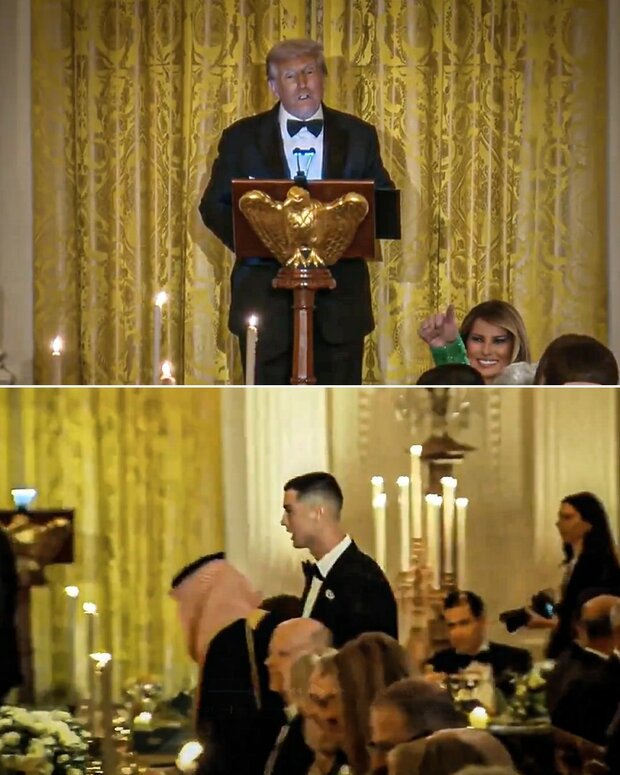 CR7 estuvo en la reunión con Trump. (@ThaEuropeanLad)