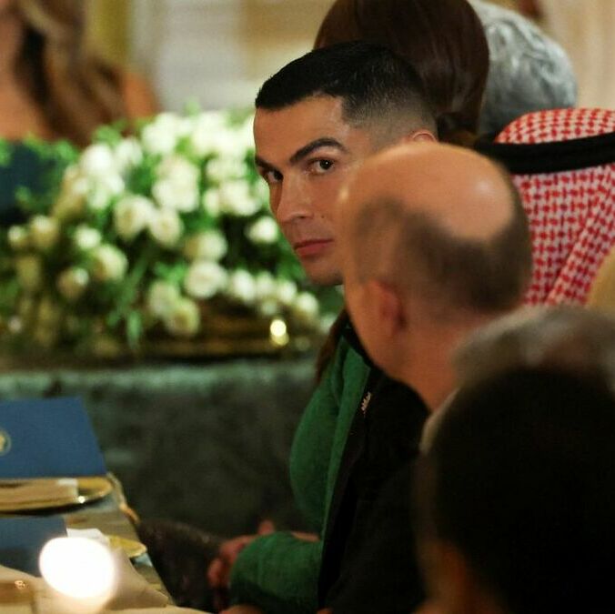 Cristiano Ronaldo en su visita a la Casa Blanca (Reuters)