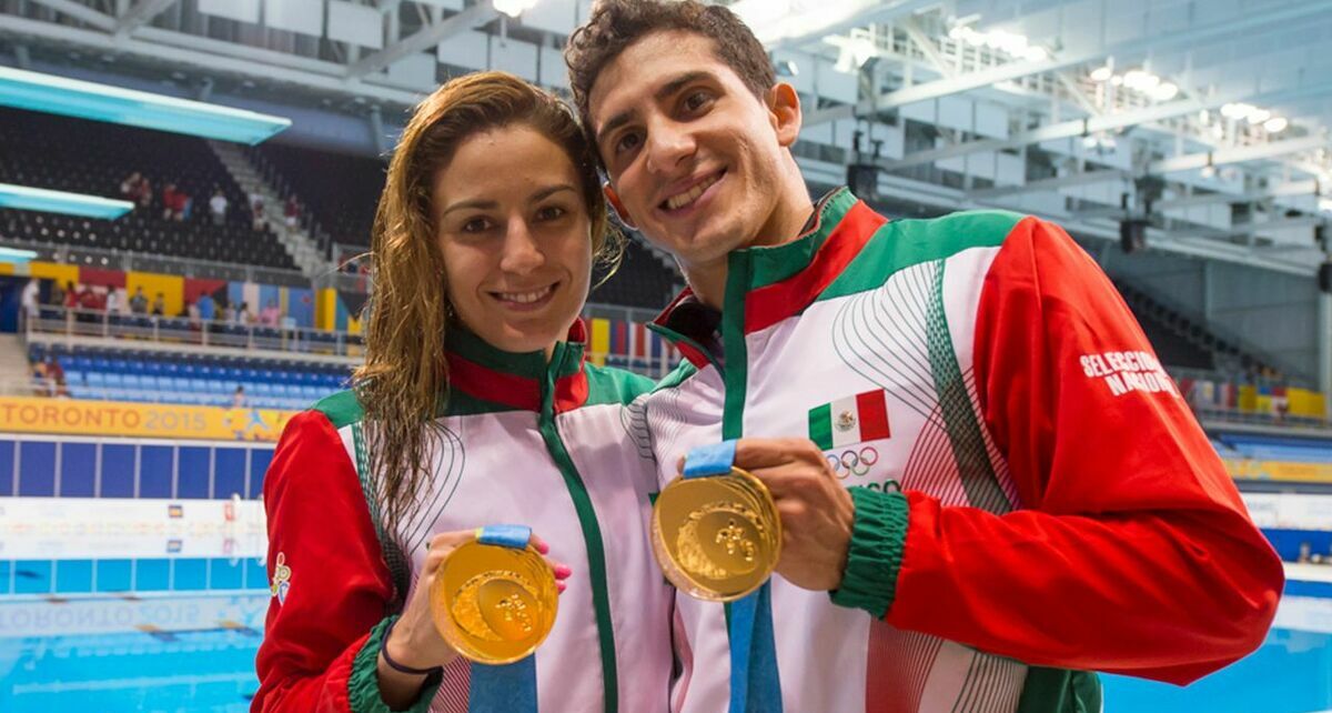 Paola Espinosa con Rommel Pacheco, cuando eran pareja. (Foto: Mexsport)