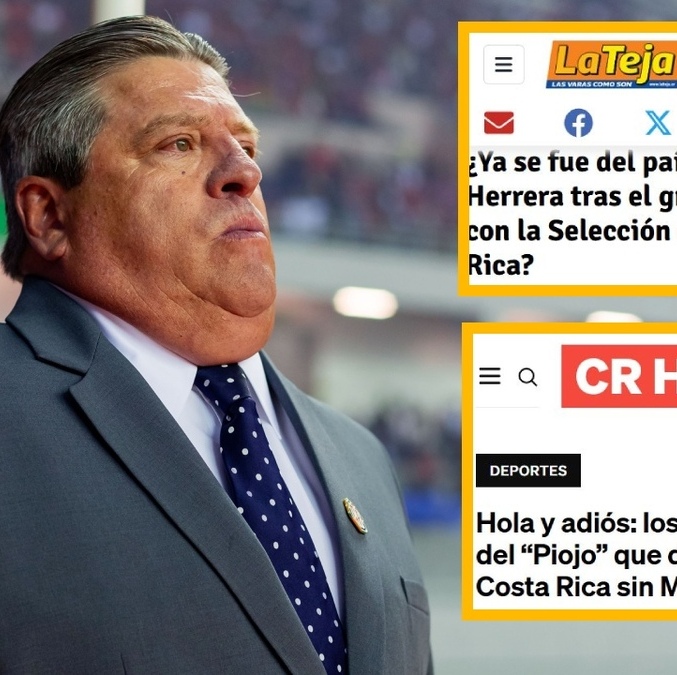 La prensa de Costa Rica no dudó en reaccionar al fracaso del Piojo Herrera (Mexsport | Captura)