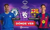 Consulta la previa de Chelsea vs. Barcelona Femenil para ver EN VIVO Jornada 4 Champions League 2025. Diseño: Abigail Sequera