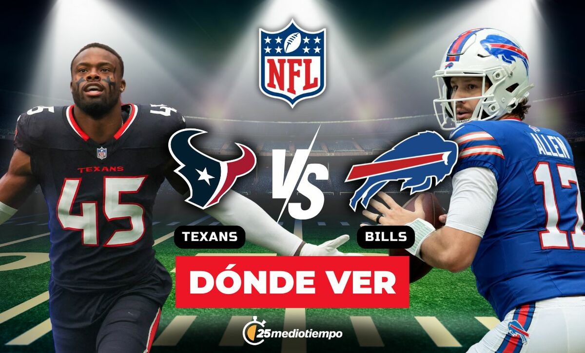 Consulta la previa de Texans vs. Bills para ver EN VIVO Thursday Night Football Semana 12 NFL. Diseño: Abigail Sequera