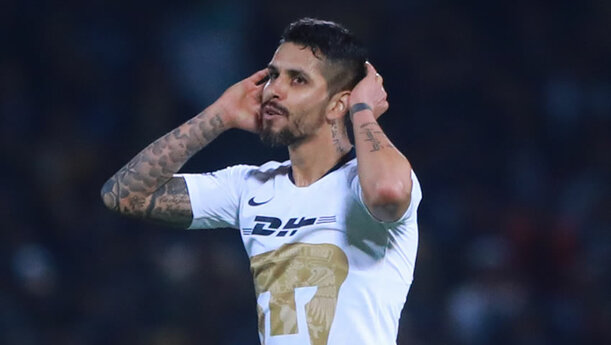 David Cabrera en la Semifinal de Ida entre Pumas y América