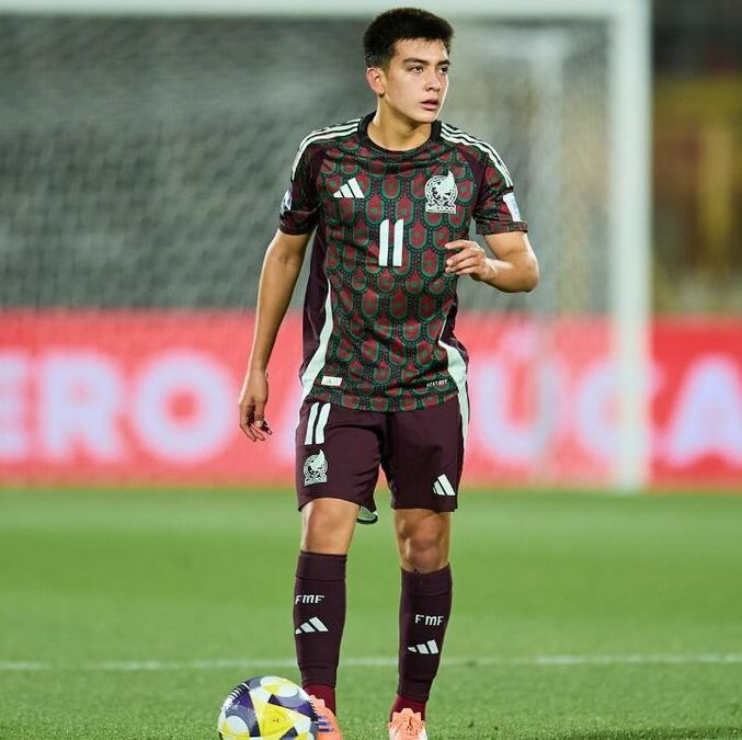 Gilberto Mora con México Sub-20 (Mexsport)