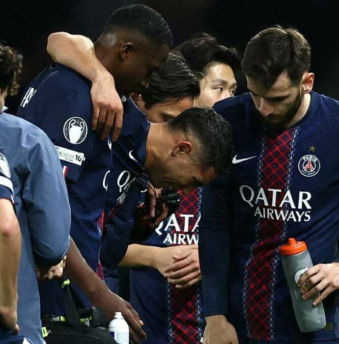 Hakimi salió entre lágrimas (Reuters)