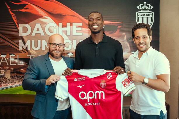 Pogba fichó esta temporada con Mónaco / Mónaco