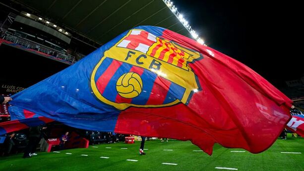 Bandera del club catalán (FC Barcelona)