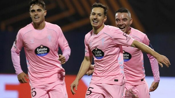 Celta se impuso al Dinamo con gran contundencia. (Foto: EFE)