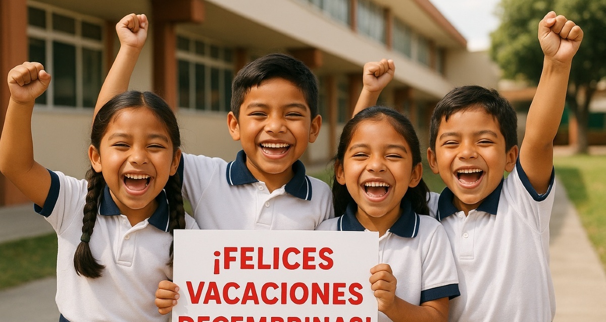 Conoce la fecha exacta en que iniciarán las vacaciones de invierno 2025 de la SEP. Foto: Sora IA