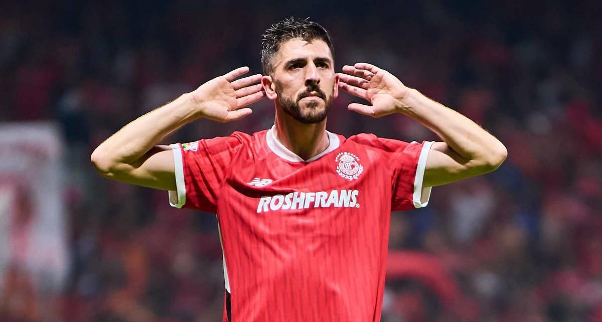 Paulinho hizo el tanto que le dio el pase a semis al Toluca (Mexsport)