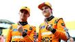 Lando Norris y Óscar Piastri, pilotos de McLaren (F1)