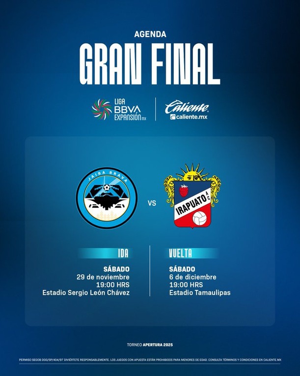Horarios y Fechas de la Final de Expansión MX 2025 (@LigaMXExpansion)