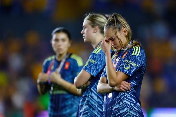 Irene Guerrero de América se lamenta en la Final de la Liga MX Femenil (Imago7)