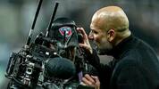 Pep Guardiola tuvo incidente con camarógrafo / X:Sky Sports