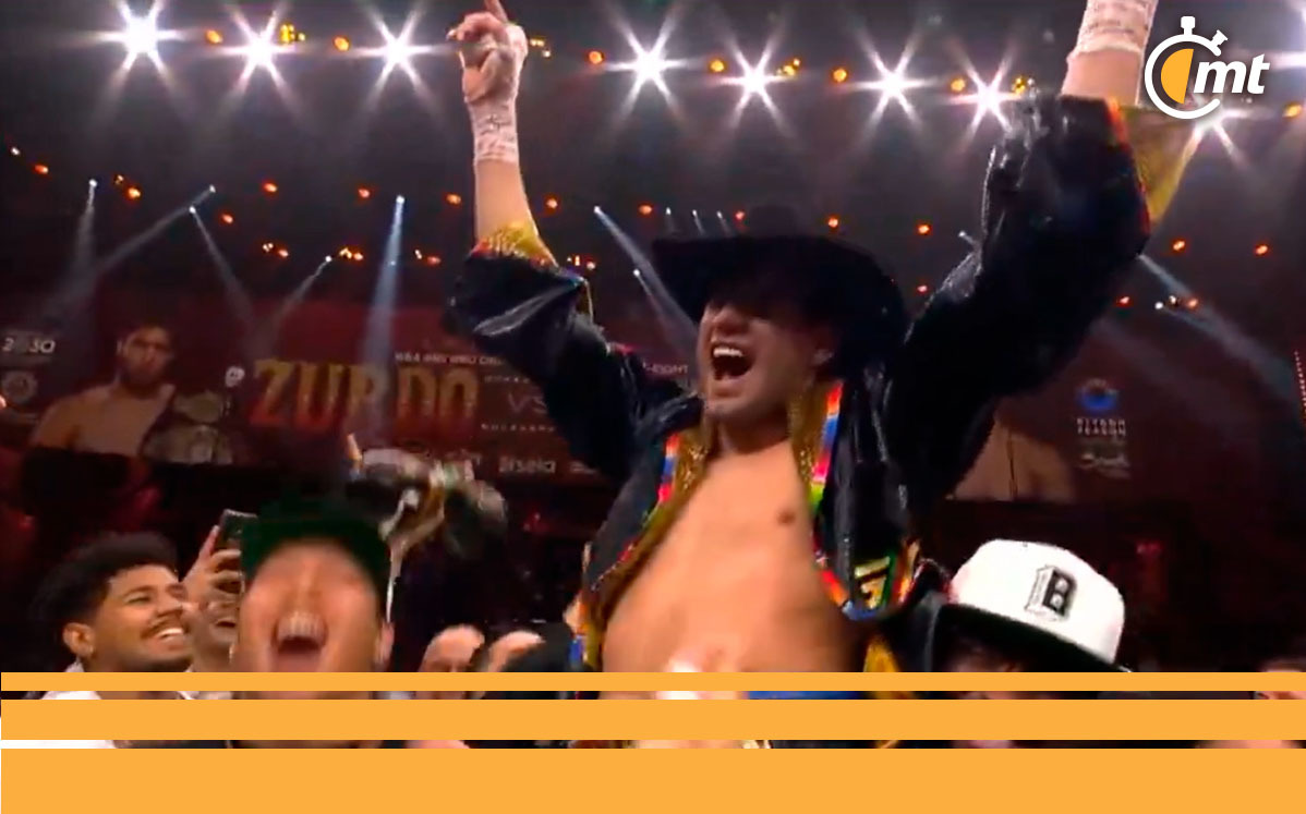 Zurdo Ramírez, bicampeón de peso crucero. (Captura)