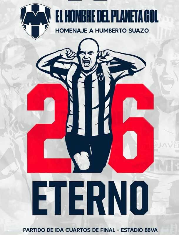 Chupete Suazo es una de las leyendas de Monterrey / X: Rayados