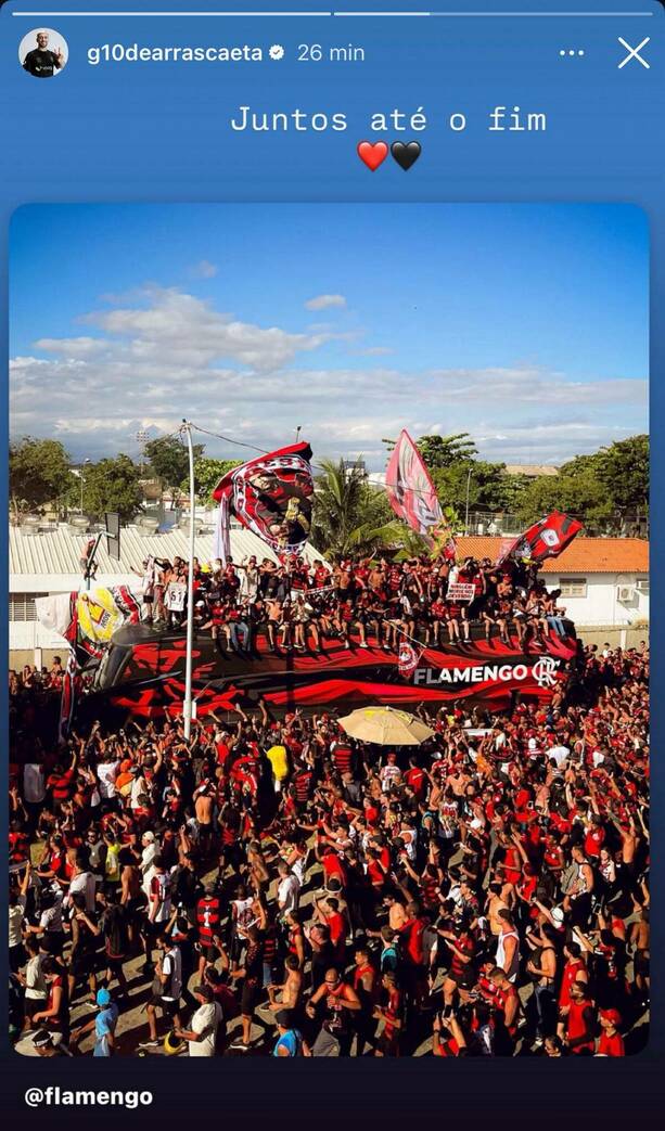 Flamengo disputará la Final de la Copa Libertadores / @dearrascaeta