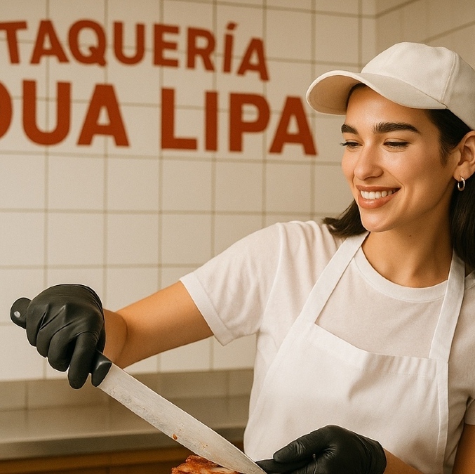 Conoce las fechas, lugar y precios de la taquería que abrirá Dua Lipa en CDMX por su gira. Foto: Mediotiempo IA